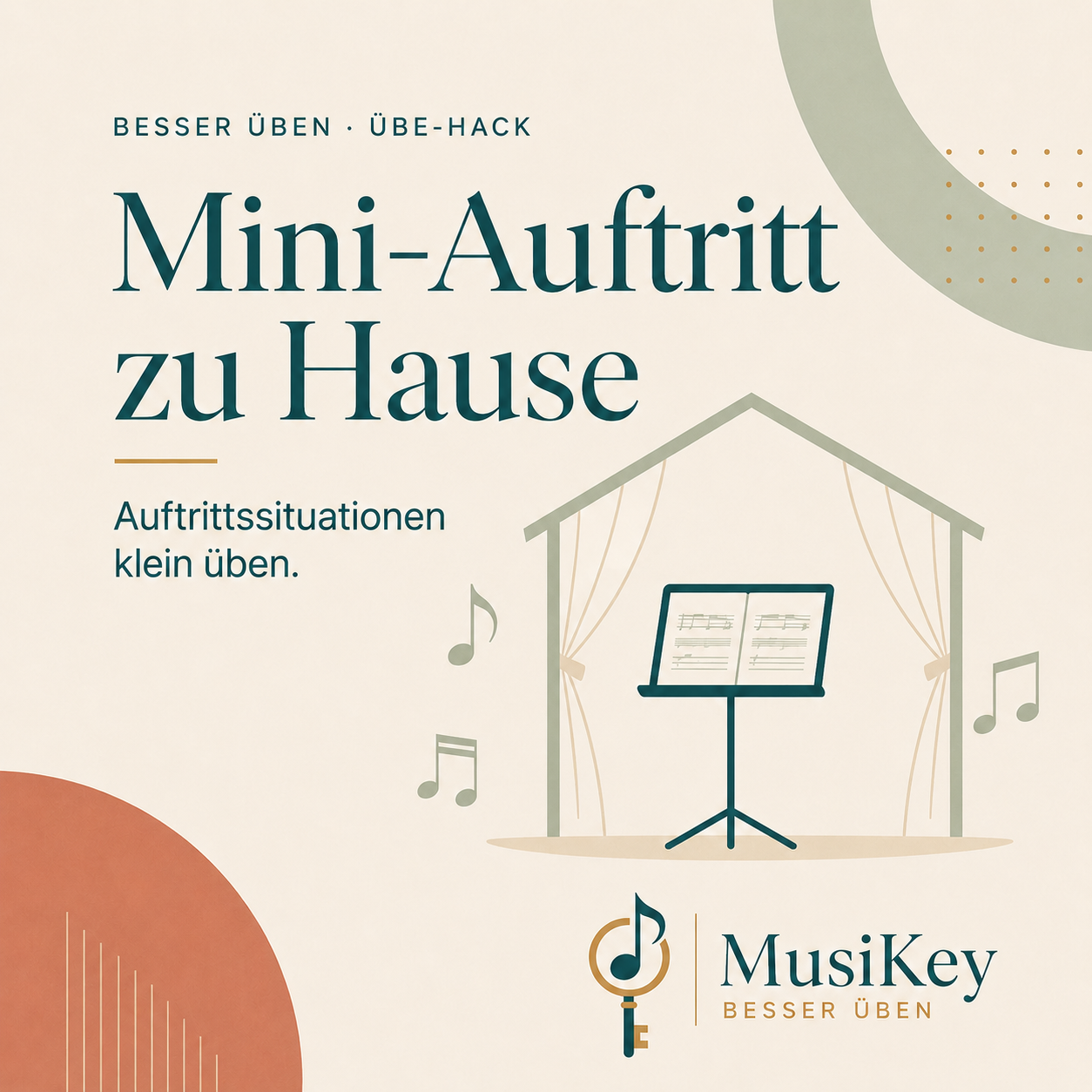 Mini-Auftritt zu Hause