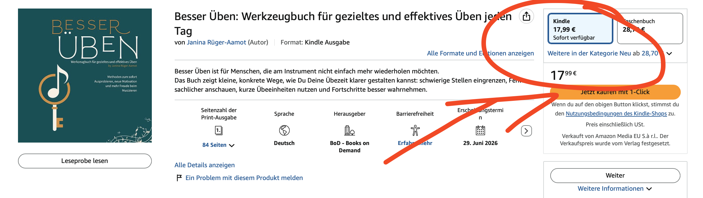 Besser Üben als eBook