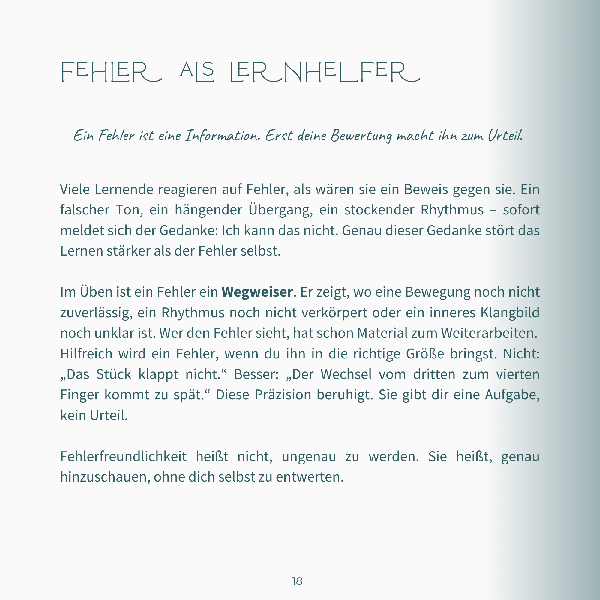 Besser Üben - Blick ins Buch